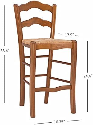 Set of Two Wood Counter Stools T77742