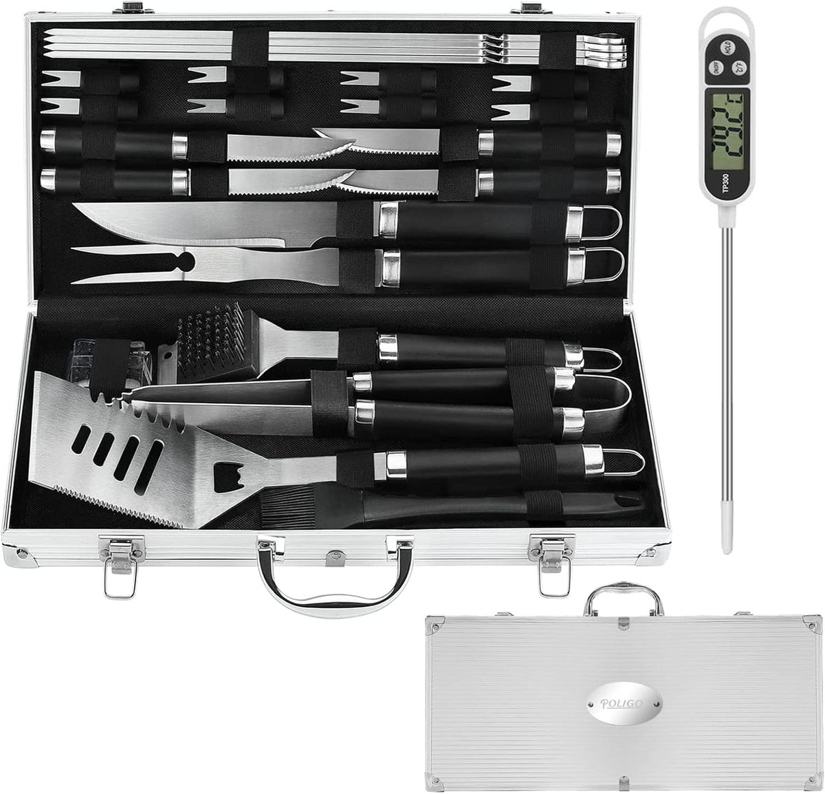 25Pcs Grill Accessories Set P150