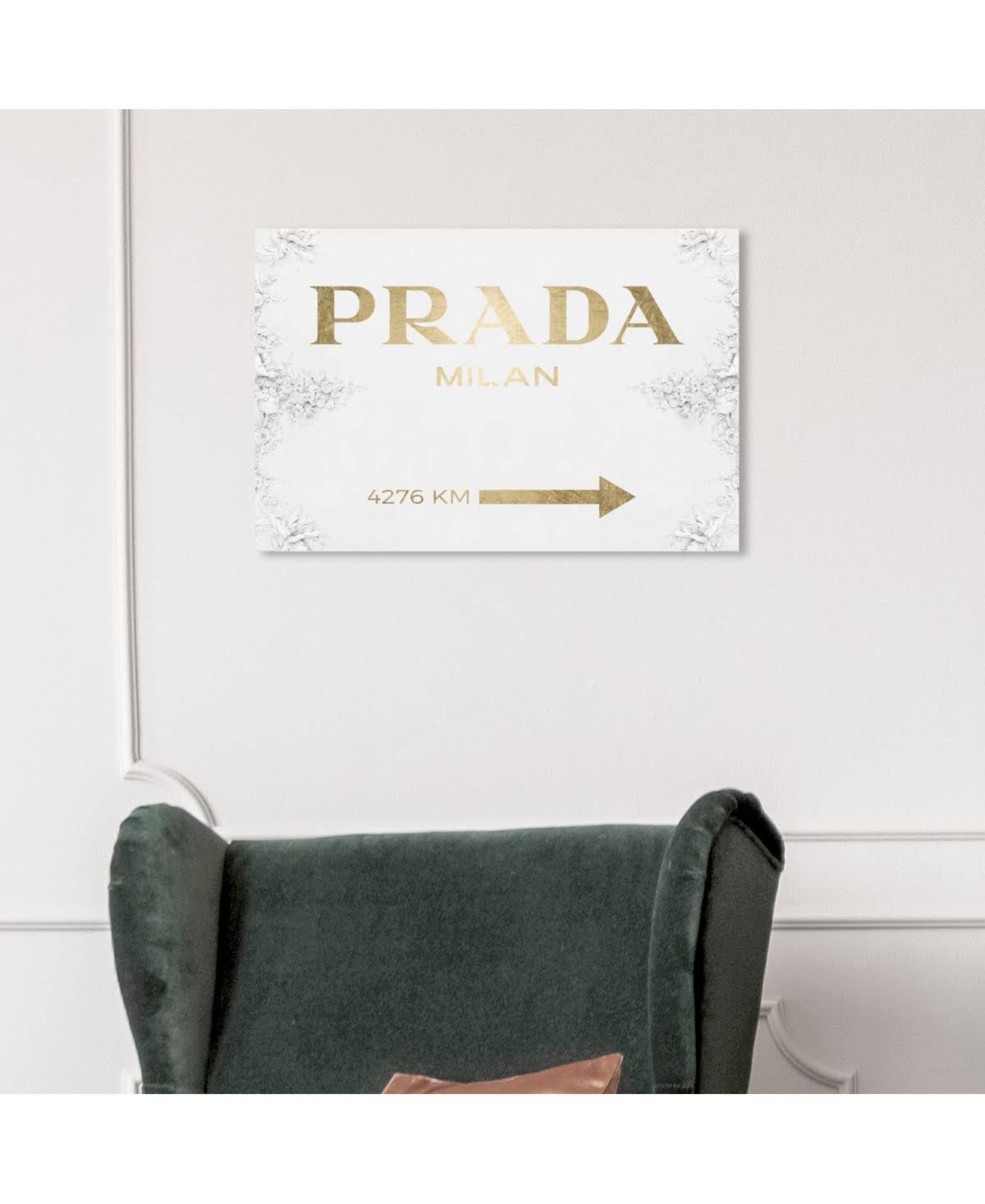 Gold Canvas Art (24 x 16) Q184