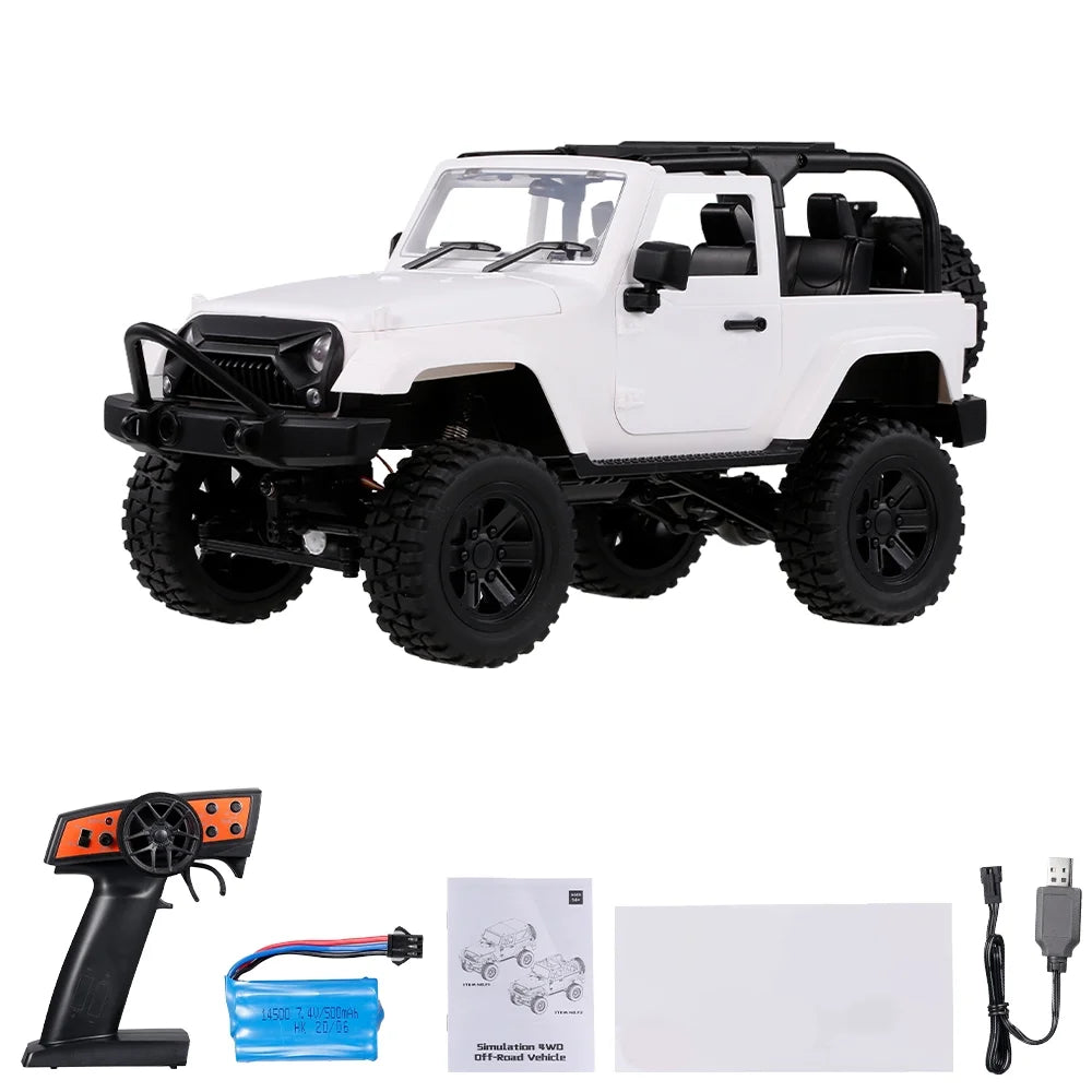 RC Car 1/14 Scale 2.4GHz 4WD 30km/h Racing Car with LED Light O130