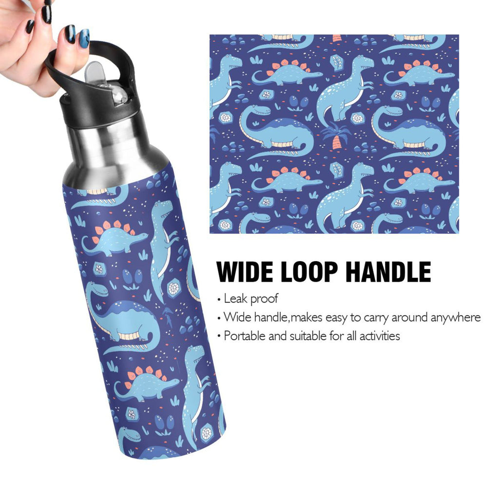 Stainless Steel Insulated Water Bottle with Straw Lid N909750