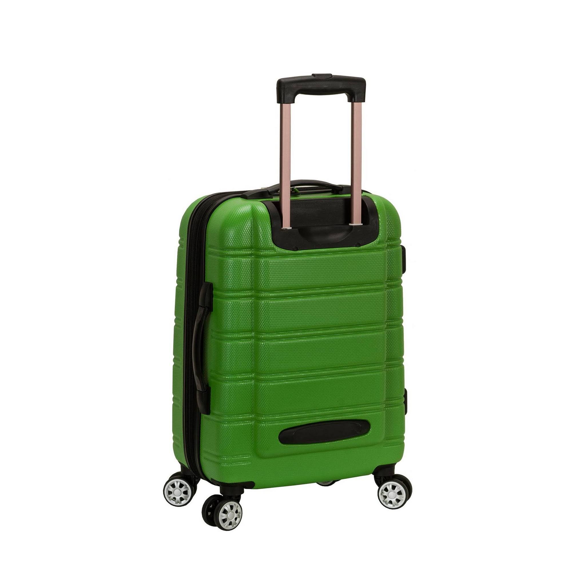 Green Expandable ABS Carry On Q470724