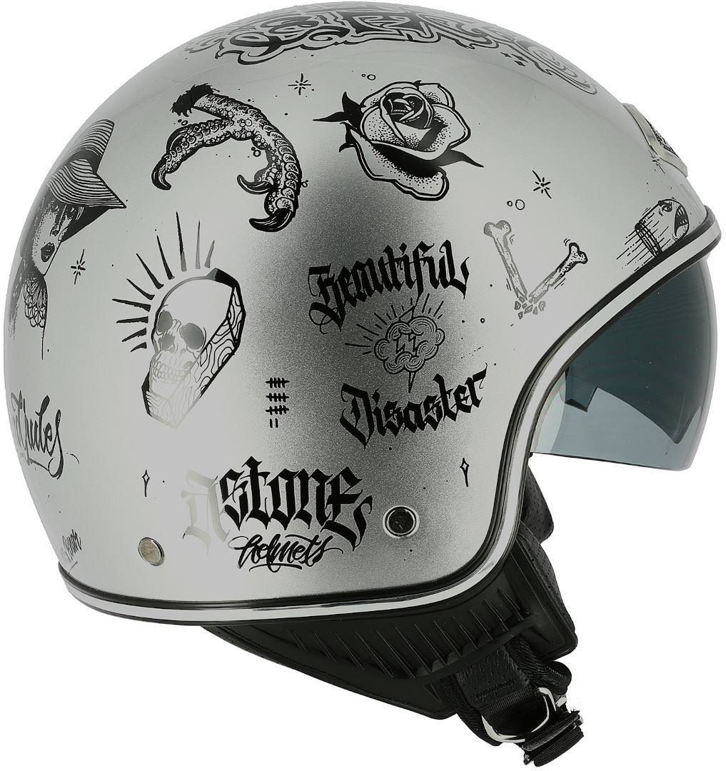 Silver Mini Jet Helmet G4583