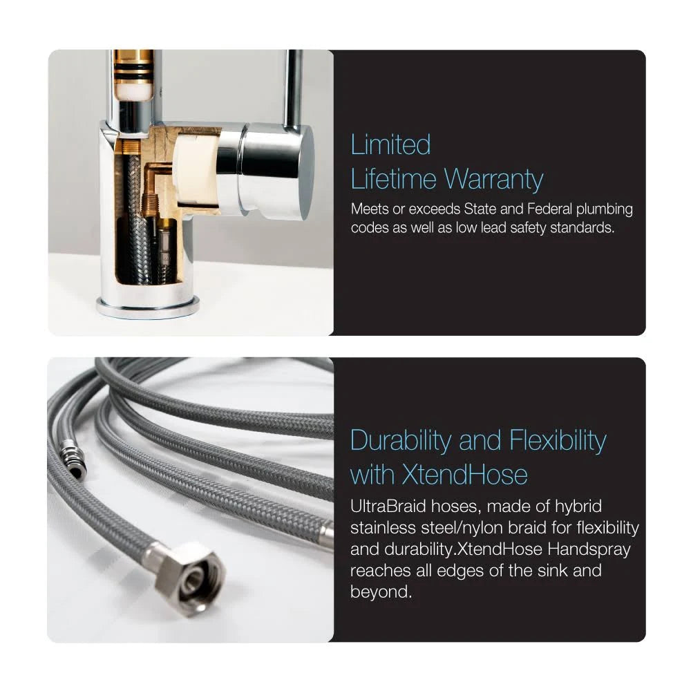 Oil Rubbed Bronze Kitchen Faucet with Sidespray E245