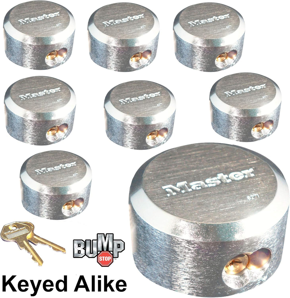Keyed Alike Hidden Shackle Padlocks S922702