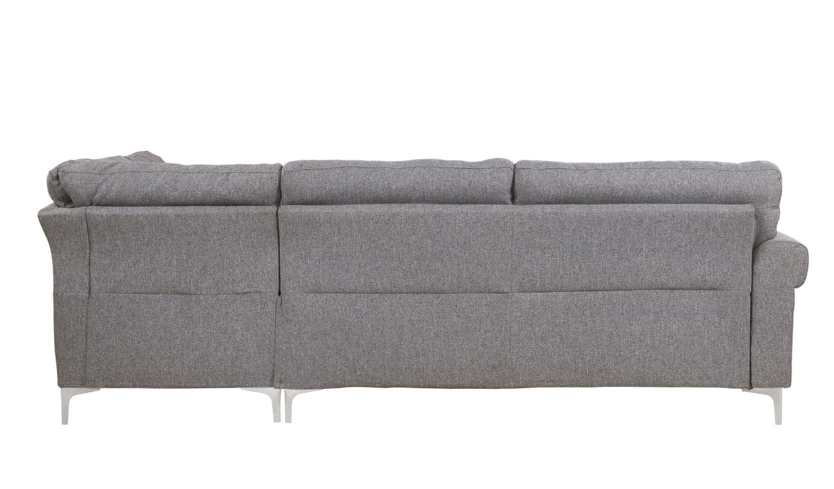 Gray Sectional Fabric Sofa I1103
