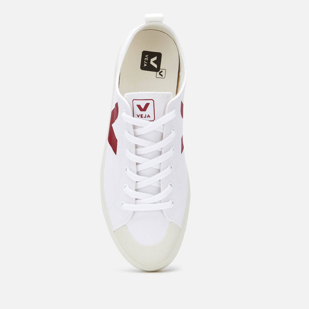 White Canvas Low Top Trainers K283