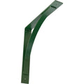 Hammered Deep Green Steel Bracket E307