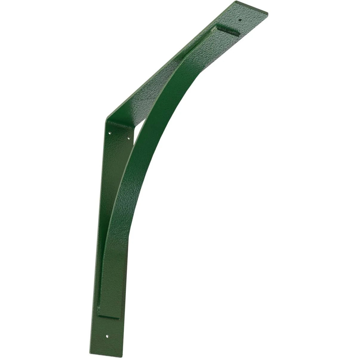 Hammered Deep Green Steel Bracket E307