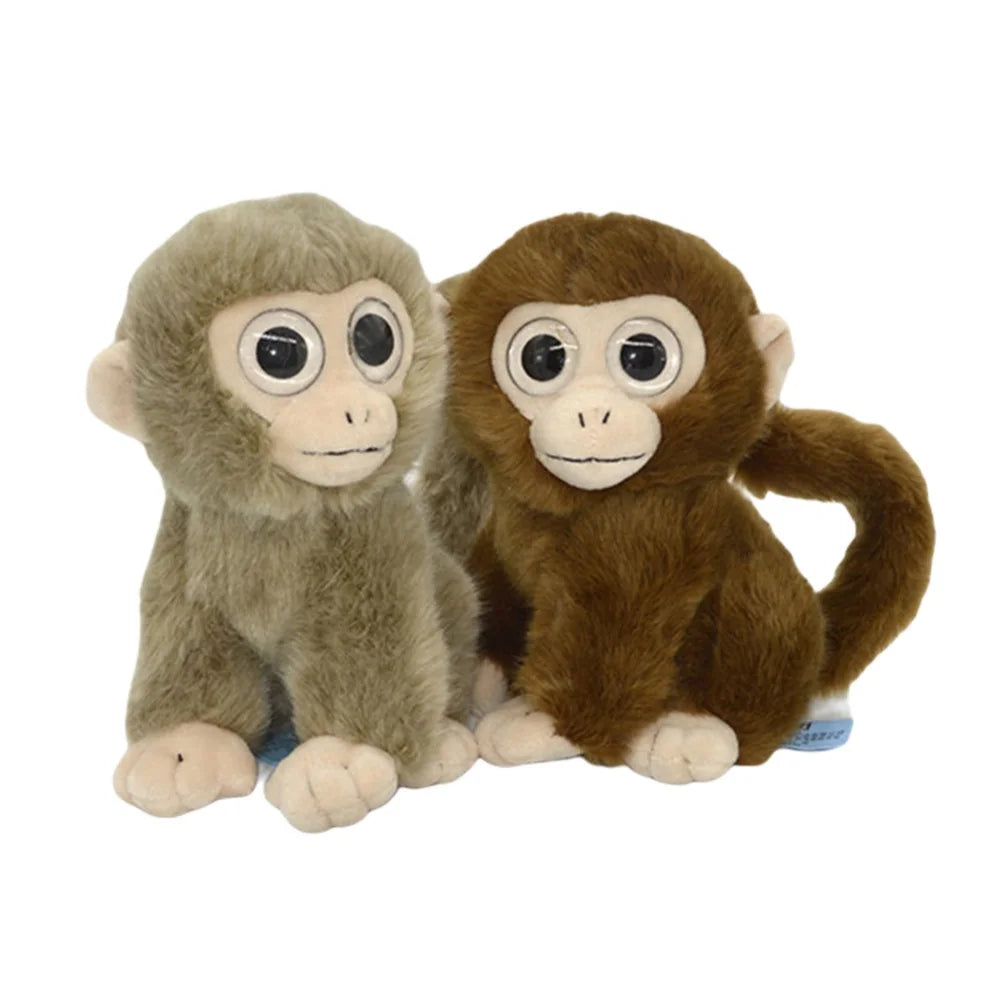 Curly Tails Plush Monkey Stuffed Animal, 8 in B280068