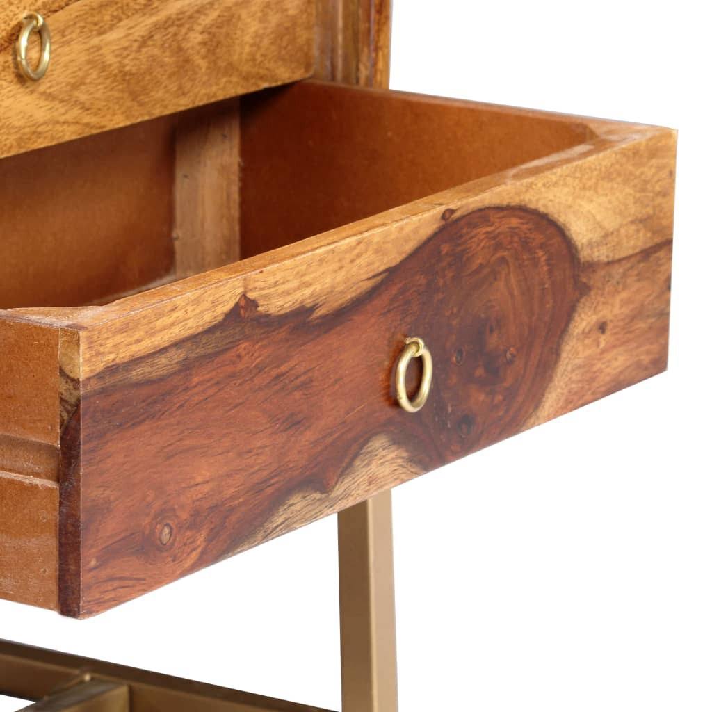 Solid Sheesham Wood TV Cabinet B285156
