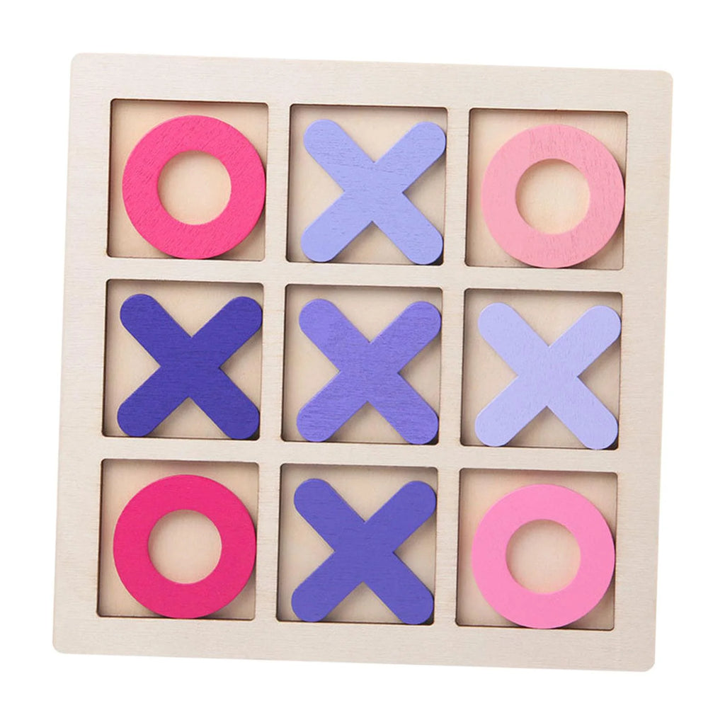 Pink Tic Tac Toe Board Puzzle Game E1763