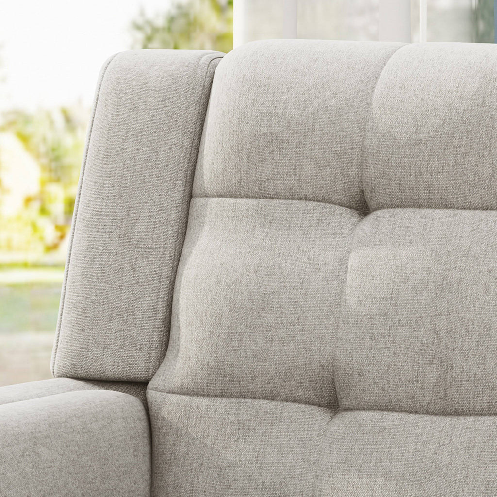 Beige Fabric Arm Chair E661