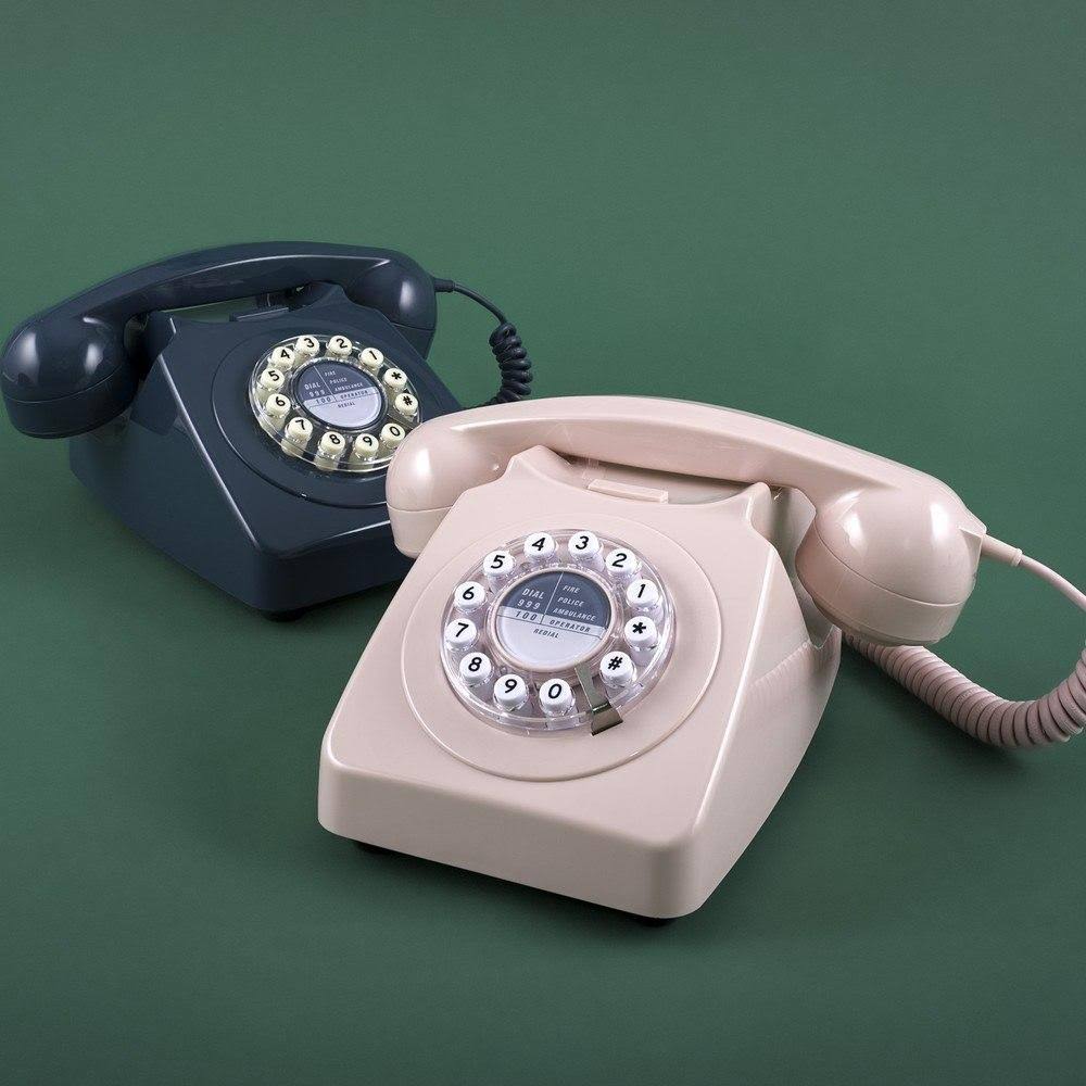 Rotary Design Landline Telephone Biscay Blue X8976