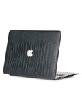 Faux Crocodile MacBook Case - Charcoal G7939