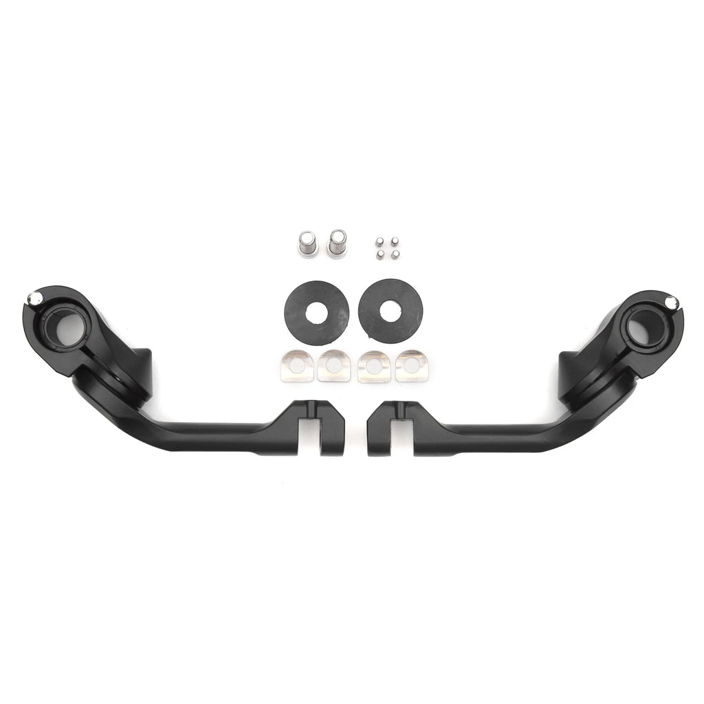 Black Angled Adjustable Highway Foot Peg Mounting Kit, 1 Pair D922