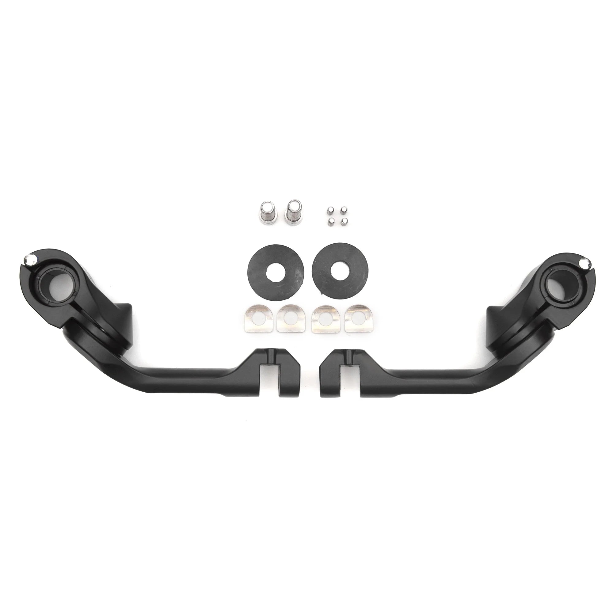 Black Angled Adjustable Highway Foot Peg Mounting Kit, 1 Pair D922