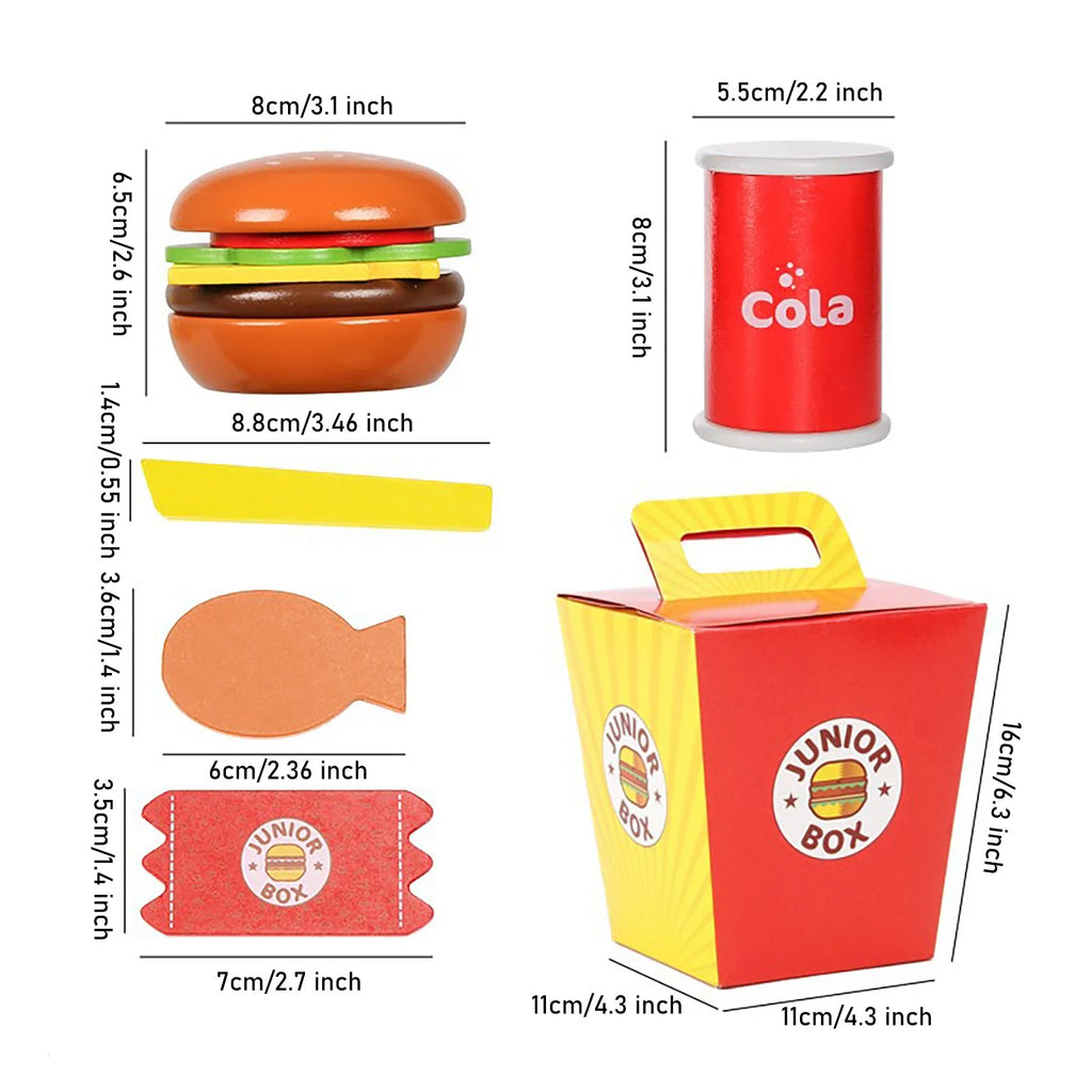 Kids Kitchen Playset Pretend Food Toys L410