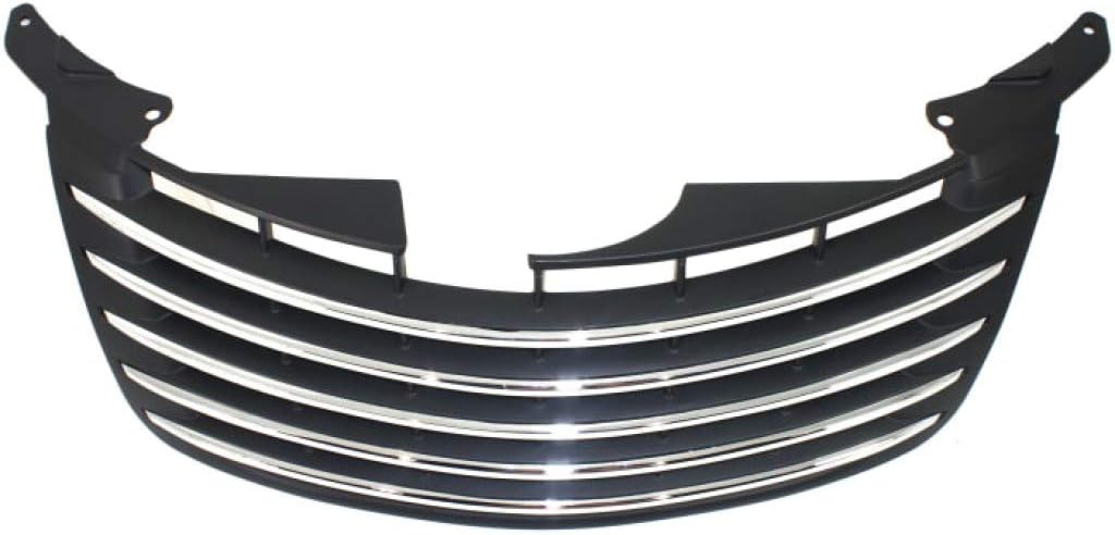 Primed Grille Assembly with Chrome Insert Molding Plastic O168320