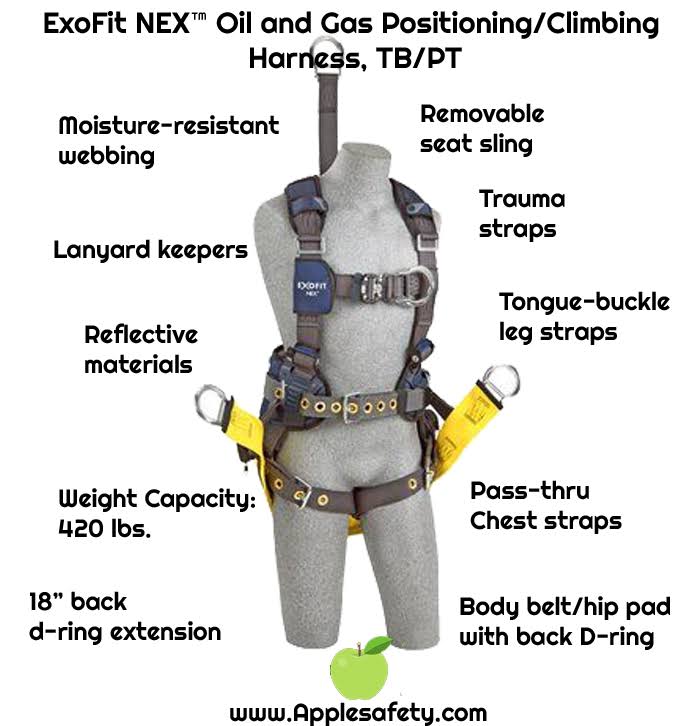 Oil and Gas Positioning Climbing Harness Q85229