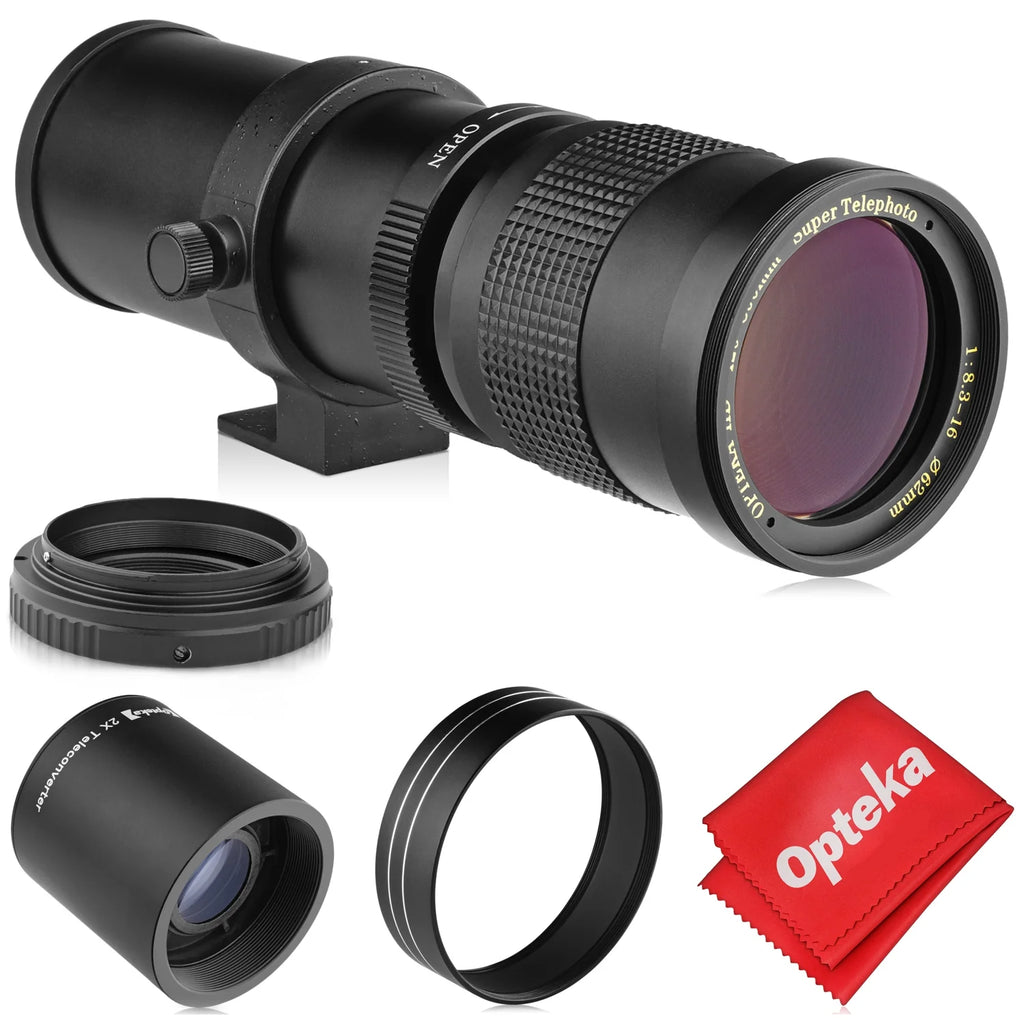 420-800mm f/8.3 HD Telephoto Zoom Lens for Nikon DX FX F Mount Digital SLR Cameras P72707