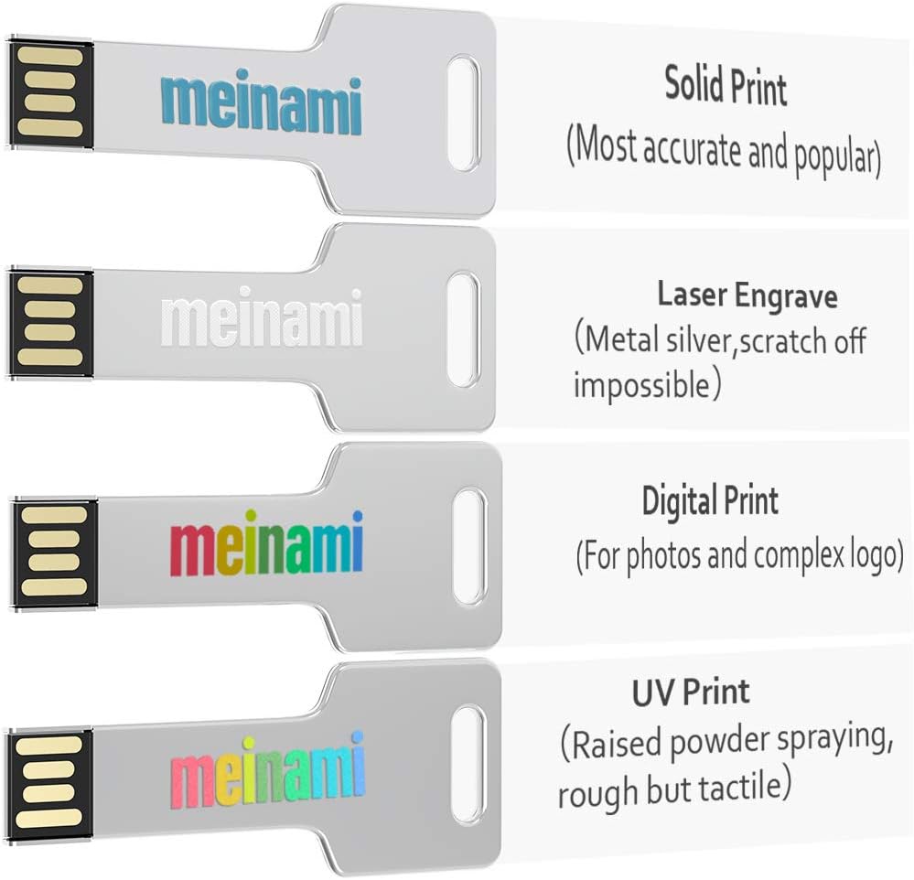 25 Pack Customized Metal USB Flash Drive S992