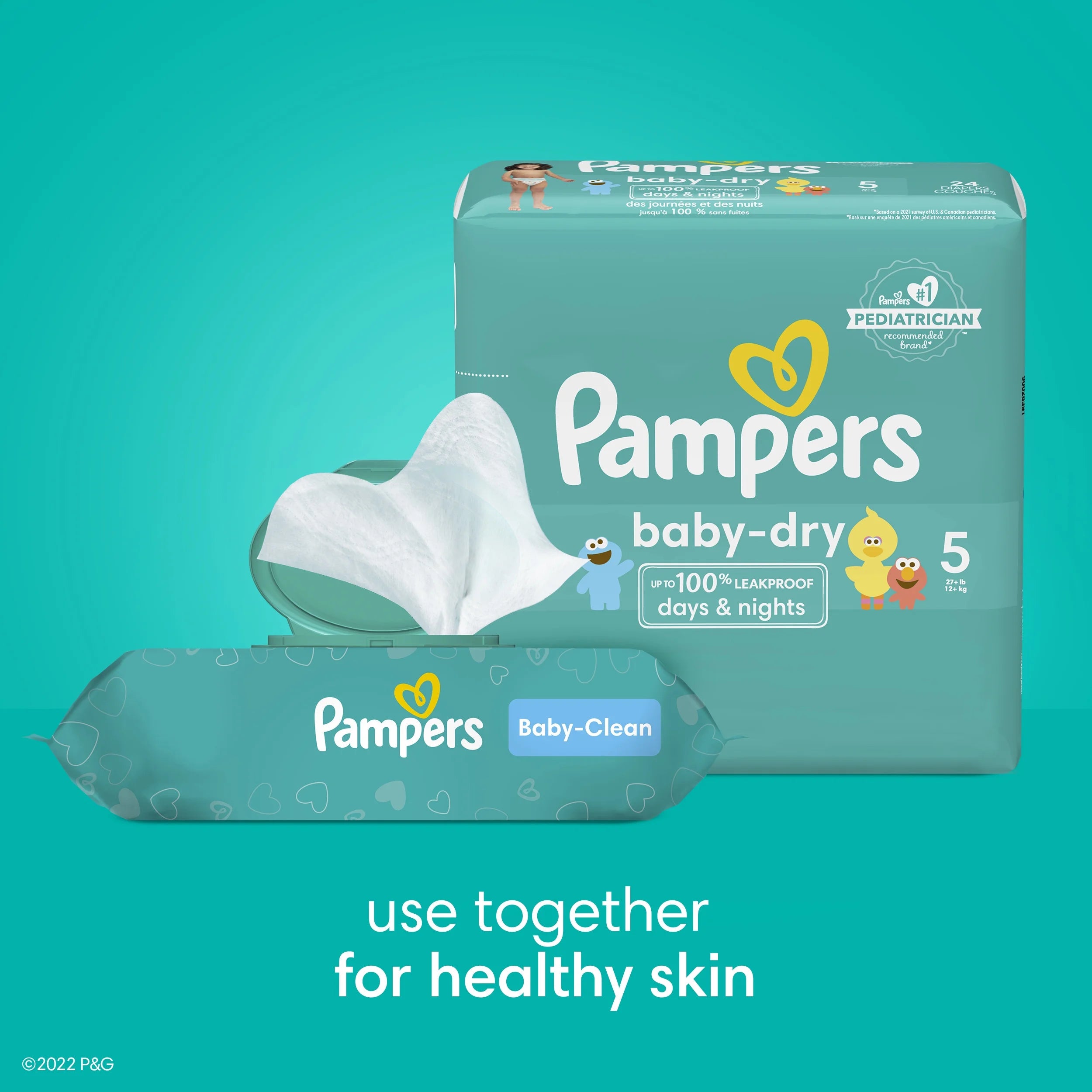 Baby Dry Diapers Size 6, 64 Count P366898