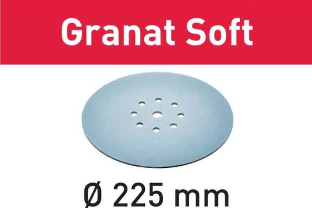 225mm P320 Sanding Discs Box of 25 E433