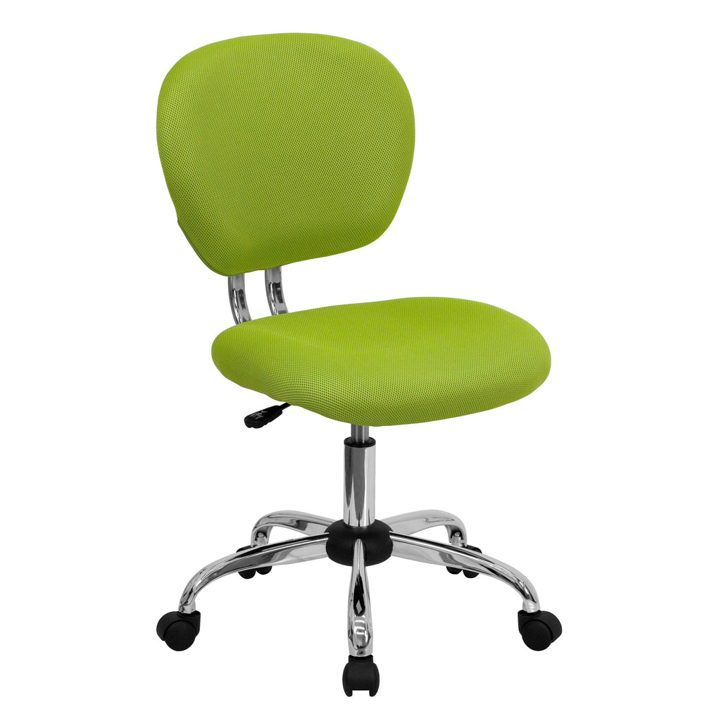 Yellow Mid-Back Mesh Padded Swivel Task Office Chair G6767