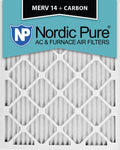 12x20x1 MERV 14 Pleated Carbon Air Filters 12 Pack B103