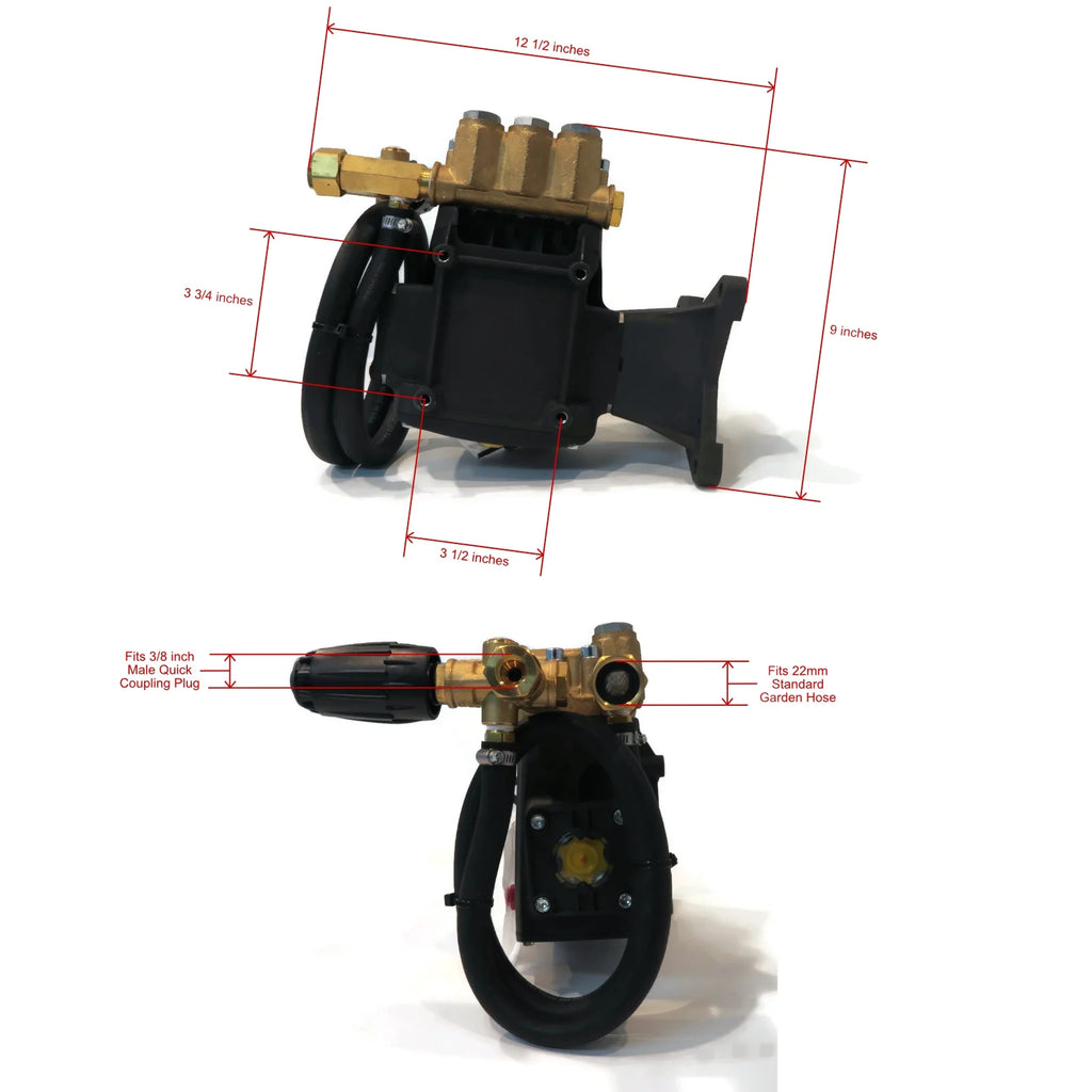 4000 PSI Pressure Washer Pump & Unloader X4748