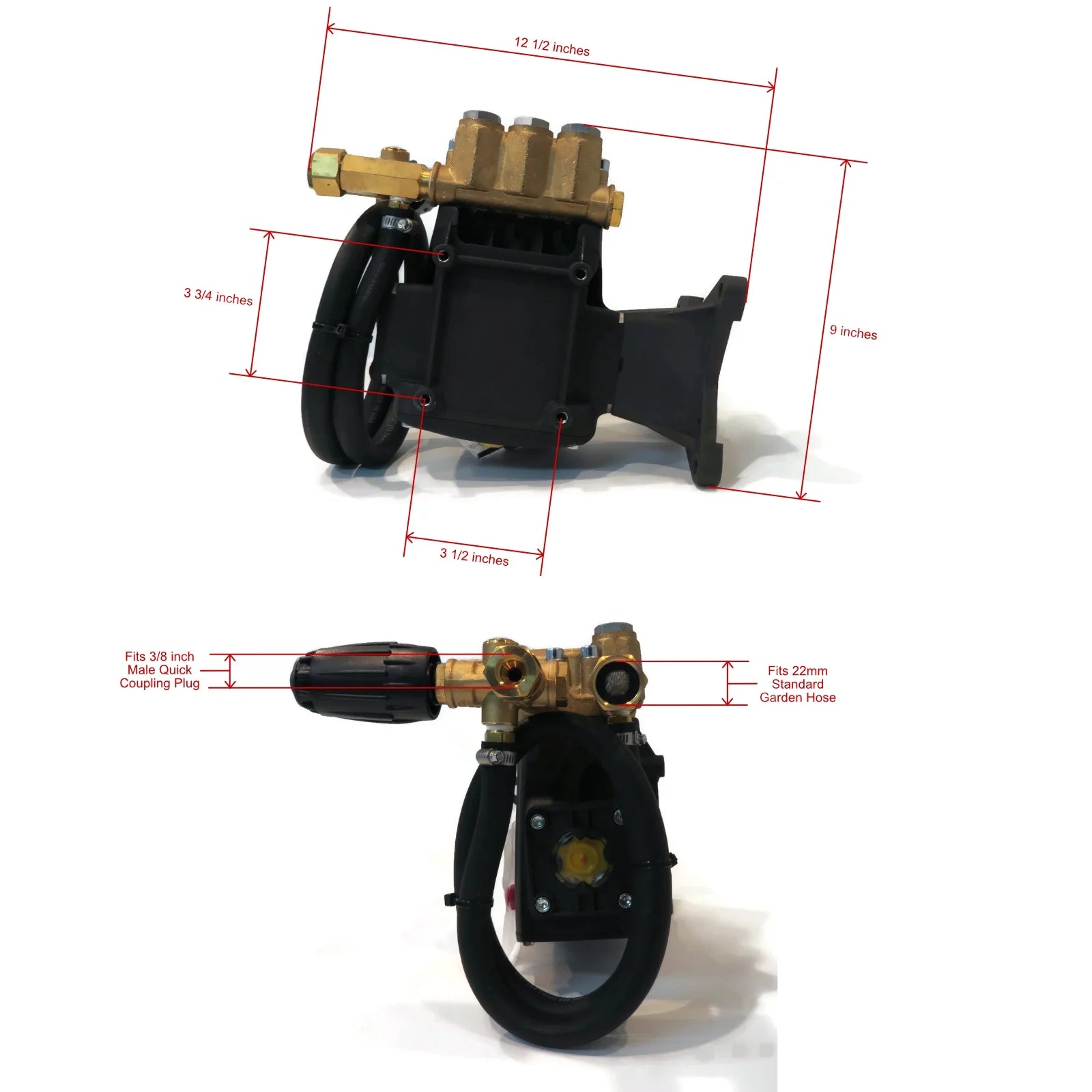 4000 PSI Pressure Washer Pump & Unloader X4748