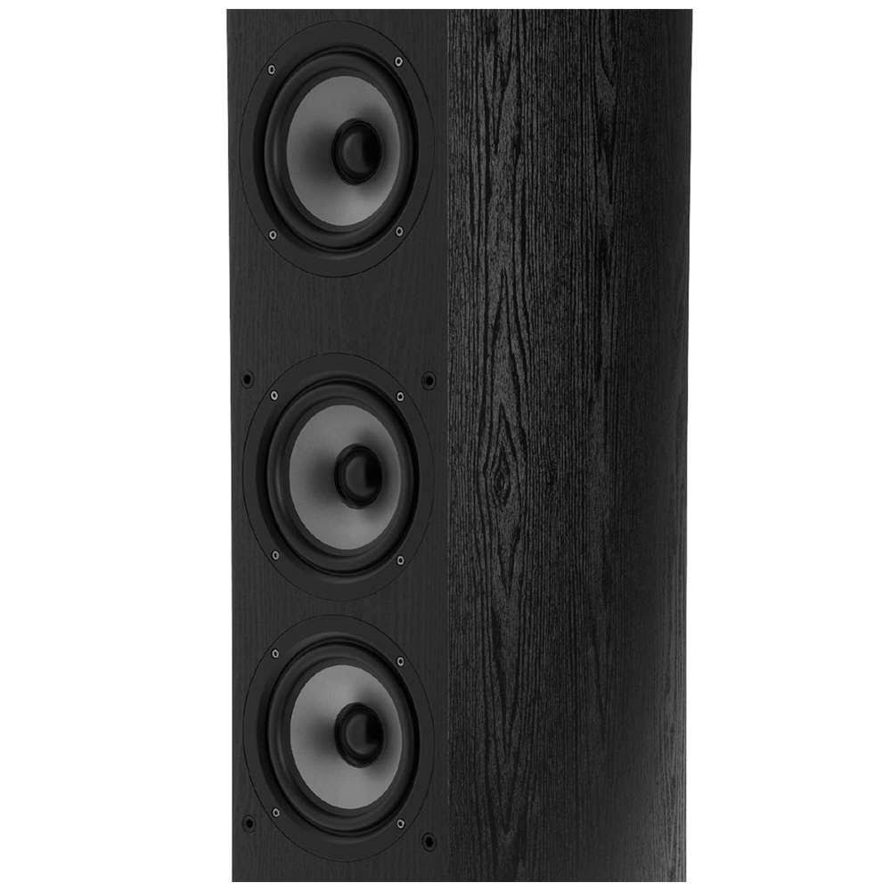 Black Tower Speaker with Three 6 1/2-Inch Drivers K997