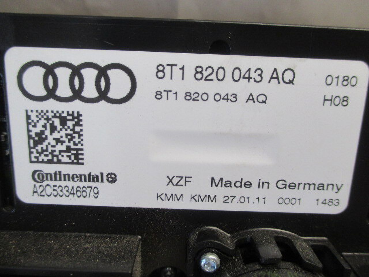 Pre-Owned Audi Q5 AC Heater Temperature Control Unit O3789