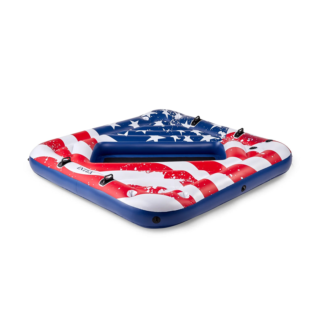 Inflatable American Flag 2 Person Float (2 Pack) R74089