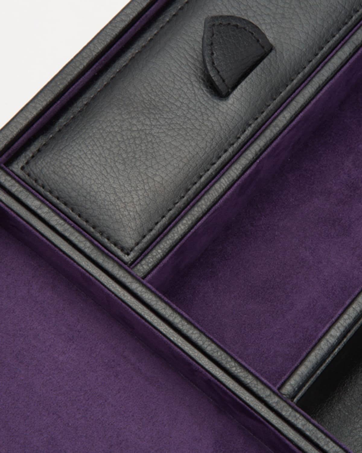Black Valet Tray with Cuff S1695