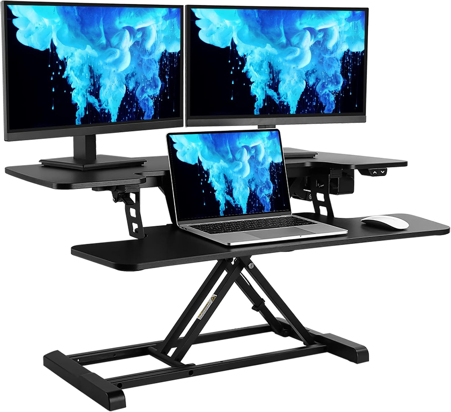 Black Electric Standing Desk Converter R771