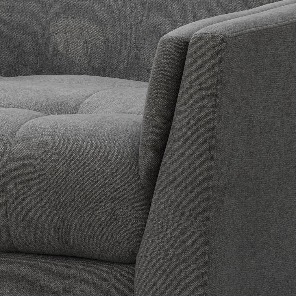 Beige Fabric Arm Chair E661