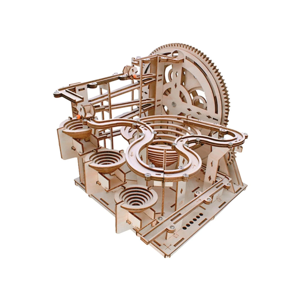 DIY Wooden 3D Puzzle Marble Run Building Kits Construction Play Set C236