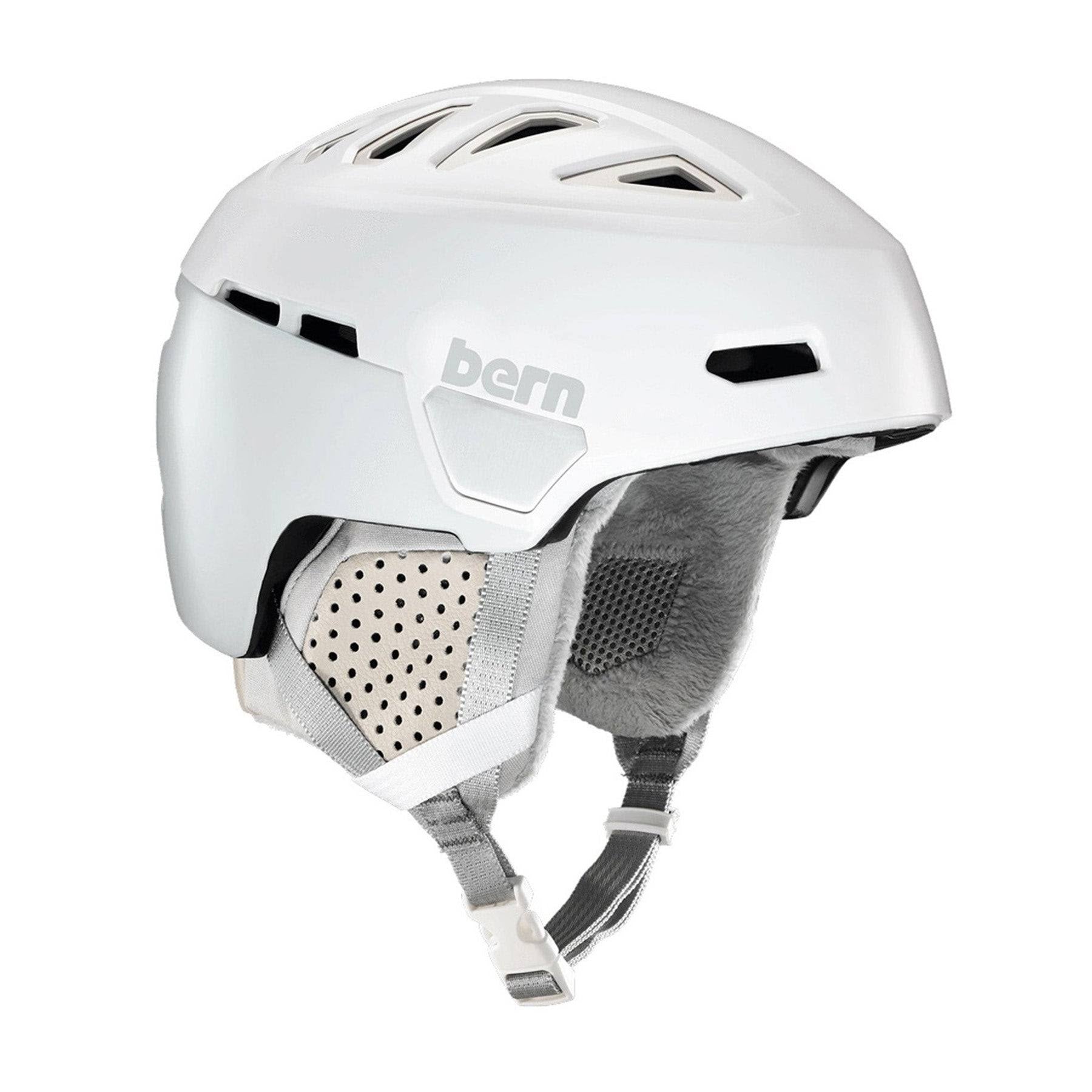 Satin White Ski Helmet K133