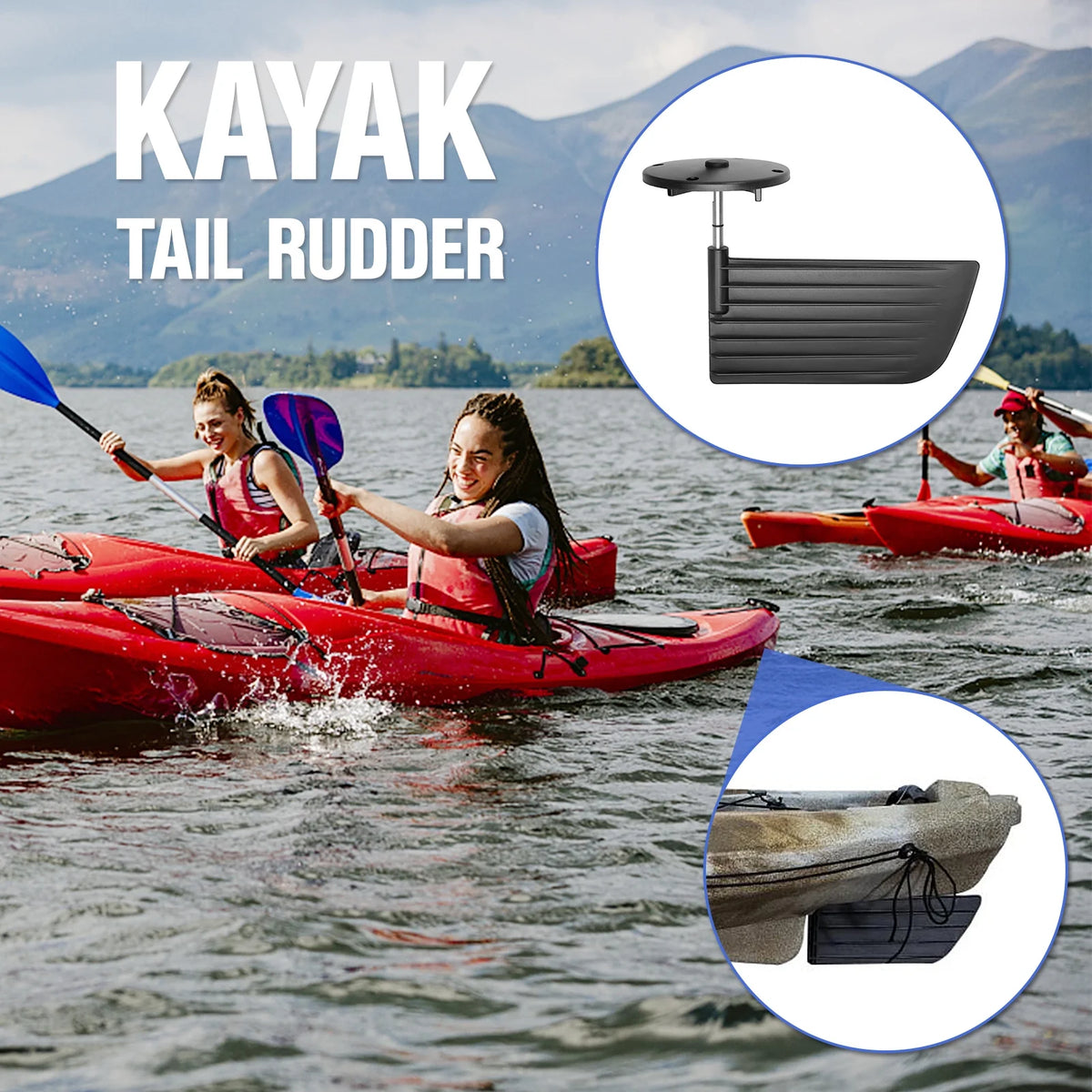 Kayak Tail Rudder Steering System Control Kit G8838