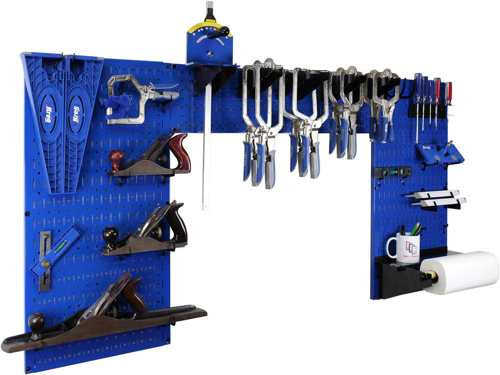 Purple Pegboard Woodworking Tool Storage Organizer Kit R490243
