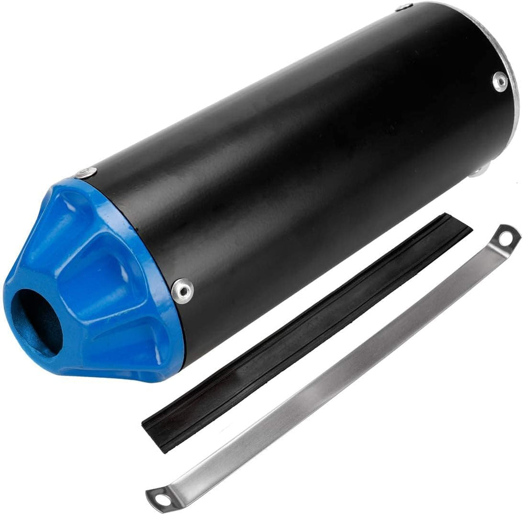 Blue Pack of 2 Exhaust Muffler Silencer Pipe Assembly Kit J521817