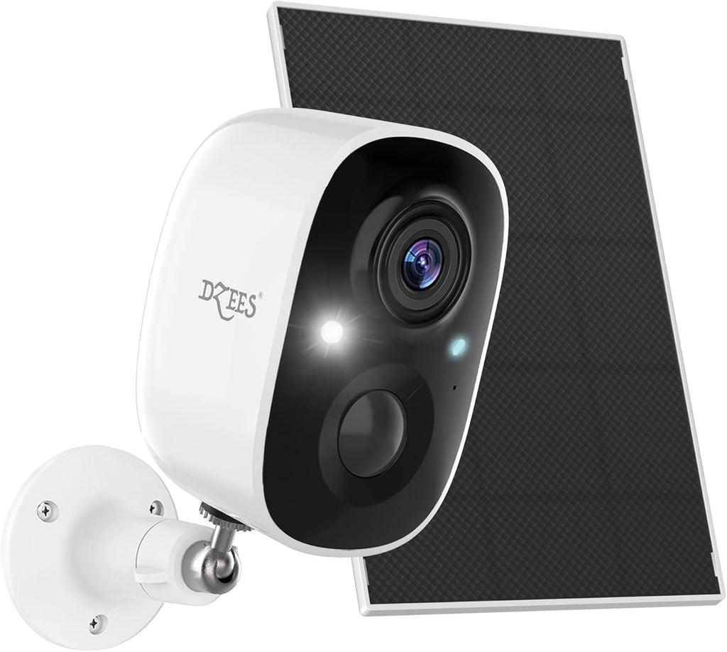 Solar Powered Security Camera Wireless Outdoor WiFi 1080P Color Night Vision with Solar Panel Z8854