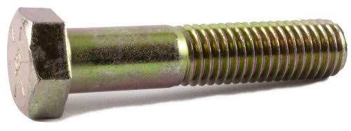 1/4-28 x 5 1/2 Grade 8 Hex Cap Screw Yellow Zinc Plated (400) C587471