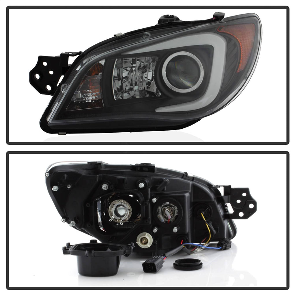 Black DRL LED Projector Headlights X93227