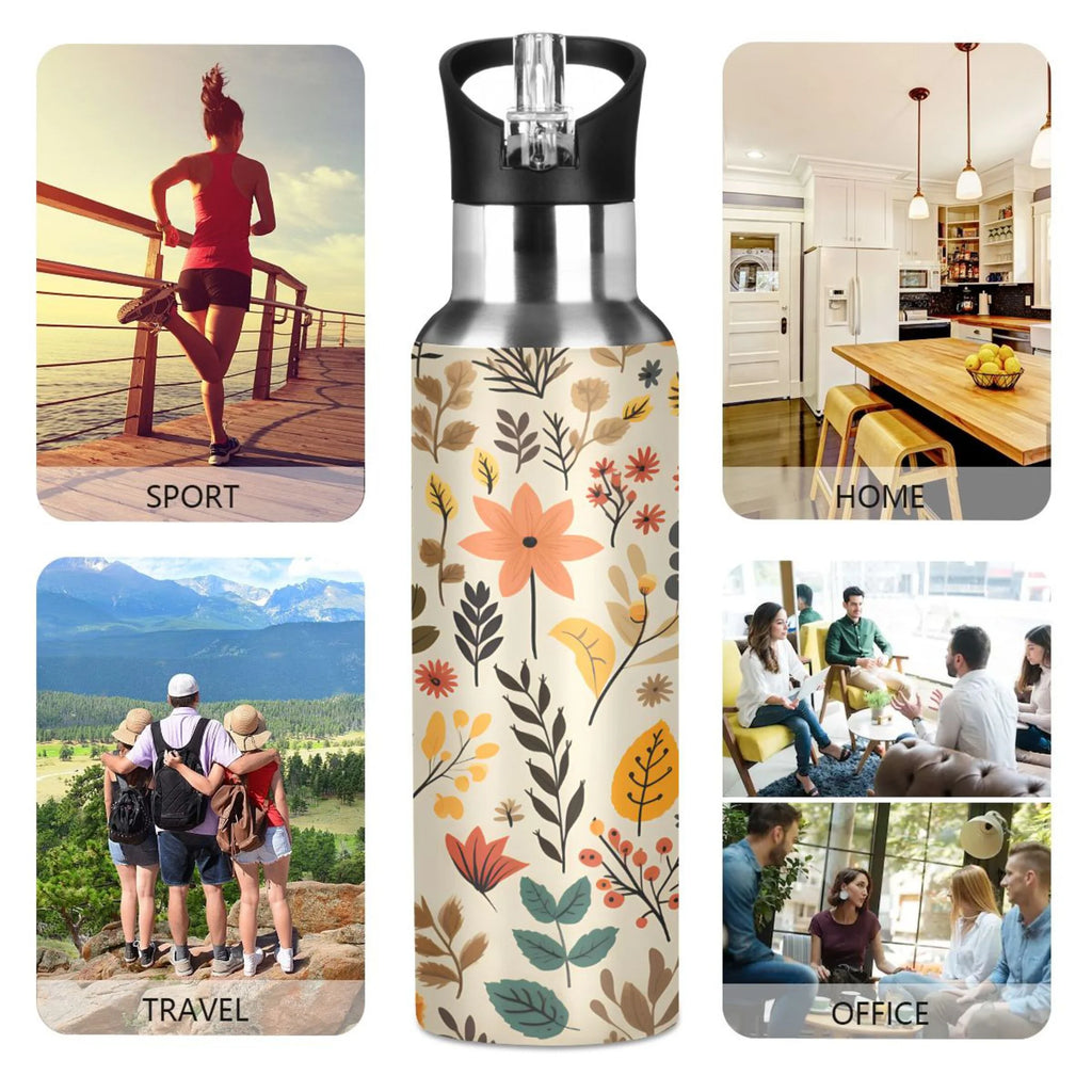 Autumn Leaves Stainless Steel Insulated Thermos Vacuum Flask Z333047