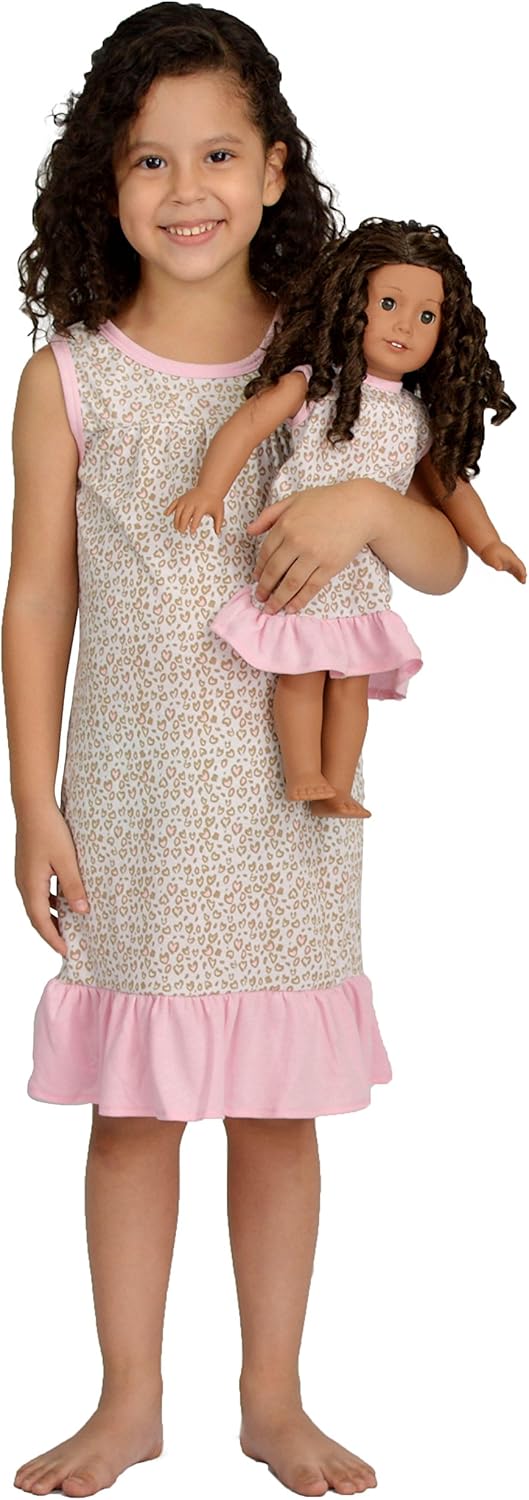 Girl and Doll Matching Pajama Nightgown Set R24776