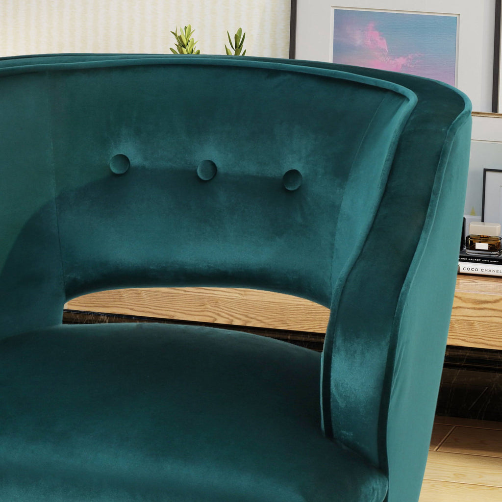 Emerald Velvet Accent Chair P511