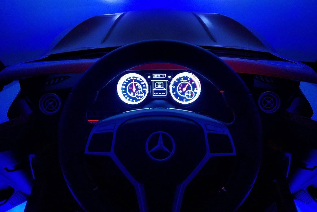 Licensed Mercedes CLA45 AMG Electric Kids Ride-On Car with Rubber Tires X1915